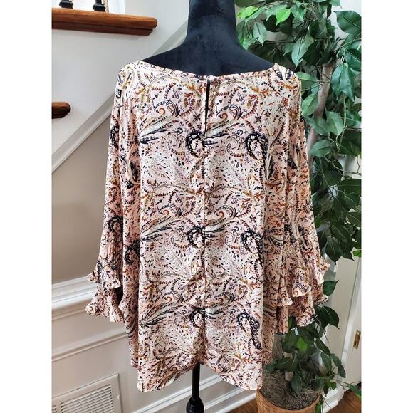 Est.1946 Women's Multicolor Polyester Round Neck Long Sleeve Pullover Blouse 24W - Picture 6 of 10